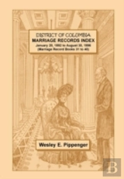 District Of Columbia Marriage Records In