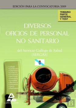 Bertrand.pt - Diversos Oficios De Personal No Sanitario Del Servicio Gallego De Salud (Sergas). Temario Parte Gene