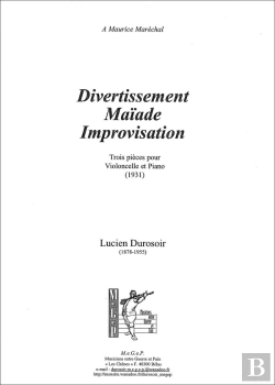 Bertrand.pt - Divertissement, Maiade, Improvisation Trois Pieces Pour Violoncelle Et Piano