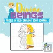 Divine Beings | Angels In Grid Drawing Book Journal