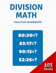 Division Math Practice Book