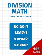 Division Math Practice Book