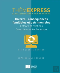 Bertrand.pt - Divorce : Consequences Familiales Et Patrimoniales