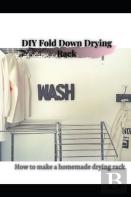 Diy Fold Down Drying Rack