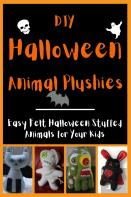 Diy Halloween Animal Plushies