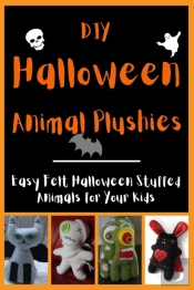 Diy Halloween Animal Plushies