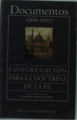 Bertrand.pt - Documentos De La Congregación Para La Doctrina De La Fe (1966-2007)