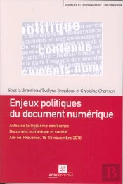 Documents Contenus Numeriques Politique En Question Troisieme Conference Document Numerique ' Coll