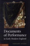 Documents Of Performance In Early Modern England