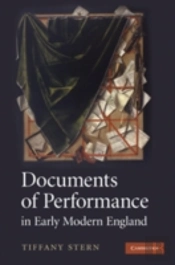 Documents Of Performance In Early Modern England