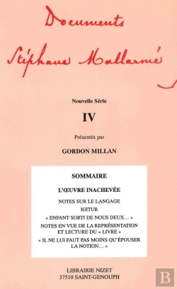 Bertrand.pt - Documents Spéphane Mallarmé ; Nouvelle Série Tome 4