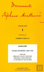 Documents Stéphane Mallarmé ; Nouvelle Série Tome 1