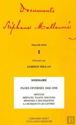 Bertrand.pt - Documents Stéphane Mallarmé ; Nouvelle Série Tome 1