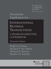 Documents Supplement For International Business Transactions