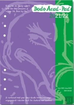 Bertrand.pt - Dodo Acad-Pad 2021-2022 Filofax-Compatible A5 Organiser Diary Refill, Mid Year / Academic Year, Week To View