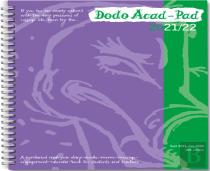 Dodo Acad-Pad 2021-2022 Mid Year Desk Diary, Academic Year, Week To View
