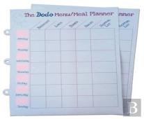 Dodo Pad Weekly Wipe-Clean Menu / Meal Planner