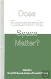 Does Economic Space Matter?