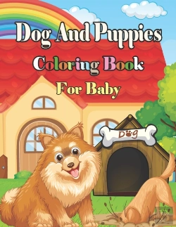 Bertrand.pt - Dog And Puppies Coloring Book For Baby