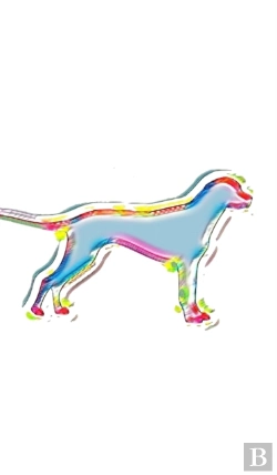 Bertrand.pt - Dog  Art Themed  Blank  Creative  Journal