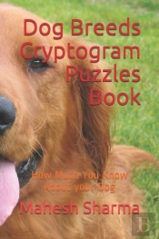 Dog Breeds Cryptogram Puzzles Book
