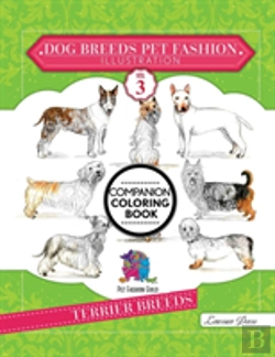 Bertrand.pt - Dog Breeds Pet Fashion Illustration Encyclopedia Coloring Companion Book