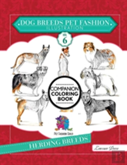 Bertrand.pt - Dog Breeds Pet Fashion Illustration Encyclopedia Coloring Companion Book