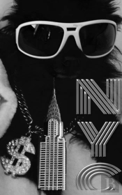 Doggy Bling Iconic Chrysler Building New York City Sir Michael Huhn Artist Drawing Journal