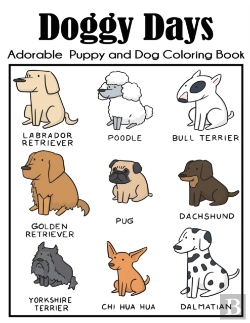 Bertrand.pt - Doggy Days Adorable Puppy And Dog Coloring Book