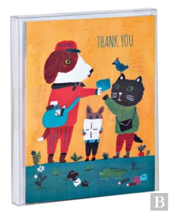 Bertrand.pt - Doggy Thank You Notecard Set