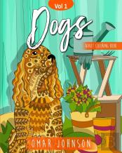 Dogs Adult Coloring Book Vol. 1