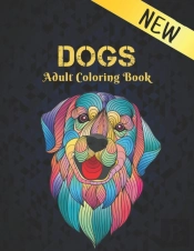 Dogs Adult Coloring Book