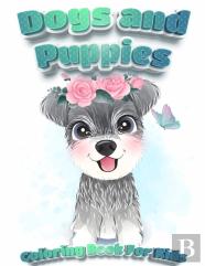 Dogs And Puppies Coloring Book For Kids