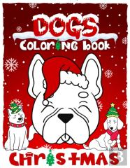 Dogs Christmas Coloring Book