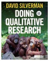 Doing Qualitative Research