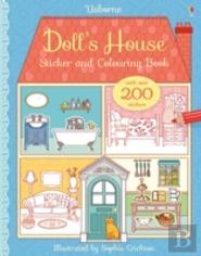 Doll'S House Sticker And Colouring Book