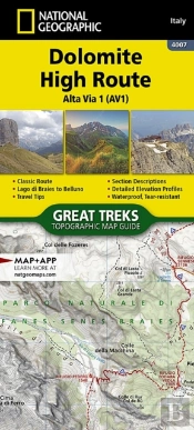 Dolomite High Route (Alta Via 1) Map