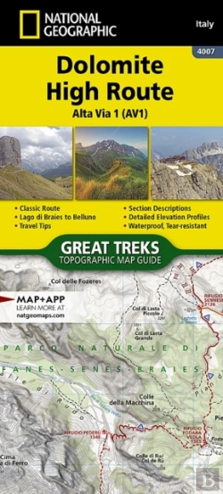 Bertrand.pt - Dolomite High Route (Alta Via 1) Map