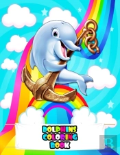 Dolphins Coloring Book