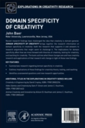 Domain Specificity Of Creativity