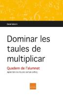 Dominar Les Taules De Multiplicar