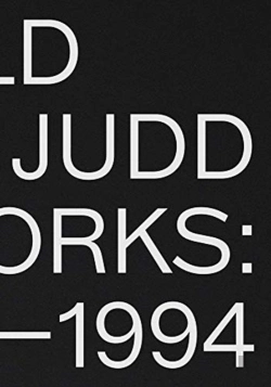 Bertrand.pt - Donald Judd: Artworks 1970â€“1994