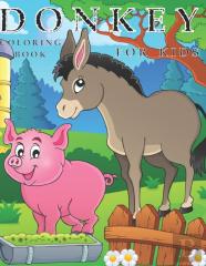 Donkey Coloring Book For Kids