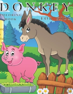 Bertrand.pt - Donkey Coloring Book For Kids