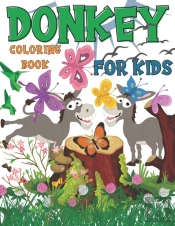 Donkey Coloring Book For Kids