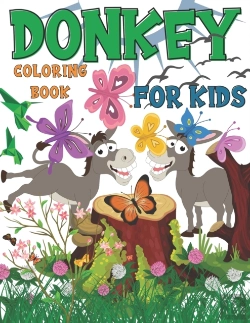 Bertrand.pt - Donkey Coloring Book For Kids