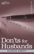 Don'Ts For Husbands