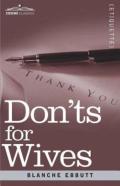 Don'Ts For Wives