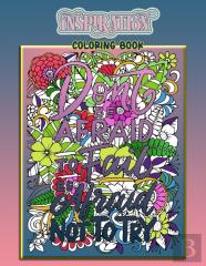 Dont'T Be Afraid To Fail Inspiration Coloring Book