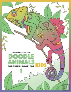 Bertrand.pt - Doodle Animals Coloring Book For Kids 1